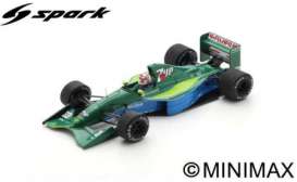Jordan  - 191 1991 green/blue - 1:43 - Spark - S8078 - spaS8078 | Toms Modelautos