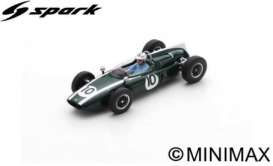 Cooper  - T55 1961 black/white - 1:43 - Spark - S8069 - spas8069 | Toms Modelautos