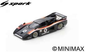 Lola  - T600 1982 black/white/orange - 1:43 - Spark - S8602 - spas8602 | Toms Modelautos