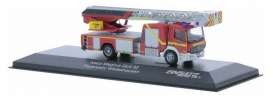 Mercedes Benz  - Atego red/yellow - 1:87 - Rietze - 71644 - RZ71644 | Toms Modelautos