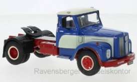 Scania  - 110 1953 blue/white/red - 1:43 - IXO Models - TR059 - ixTR059 | Toms Modelautos