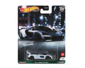 McLaren  - Senna grey/white - 1:64 - Hotwheels - GRJ78 - hwmvGRJ78 | Toms Modelautos