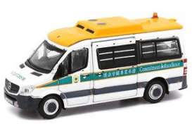 Mercedes Benz  - Sprinter white/green - 1:76 - Tiny Toys - ATC64791 - tinyATC64791 | Toms Modelautos