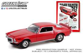 Chevrolet  - Camaro 1970 red - 1:64 - GreenLight - 39090B - gl39090B | Toms Modelautos