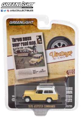 Jeep  - Commando 1970 beige/creme - 1:64 - GreenLight - 39090D - gl39090D | Toms Modelautos