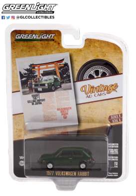 Volkswagen - Rabbit 1977 green - 1:64 - GreenLight - 39090E - gl39090E | Toms Modelautos Volkswagen - Rabbit 1977 green - 1:64 - GreenLight - 39090E - gl39090E | Toms Modelautos