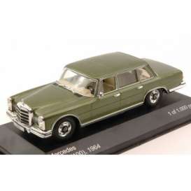 Mercedes Benz  - 1964 green metallic - 1:43 - Whitebox - 176 - WB176 | Toms Modelautos