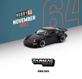 Porsche - RWB 964 black - 1:64 - Tarmac - T64-037-TW7 - TC-T64-037TW7 | Toms Modelautos Porsche - RWB 964 black - 1:64 - Tarmac - T64-037-TW7 - TC-T64-037TW7 | Toms Modelautos