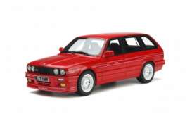 Alpina  - B3 1990 red - 1:18 - OttOmobile Miniatures - OT366 - otto366 | Toms Modelautos