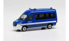 Mercedes Benz  - Sprinter blue - 1:87 - Herpa - H096201 - herpa096201 | Toms Modelautos