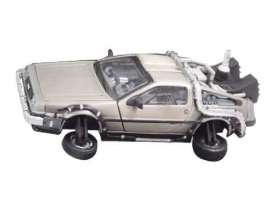 Delorean  - stainless steel - 1:43 - Vitesse SunStar - 24015 - vss24015 | Toms Modelautos