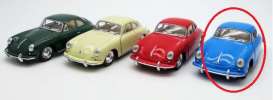 Porsche  - 356 B Carrera blue - 1:32 - Kinsmart - 5398Db - KT5398Db | Toms Modelautos
