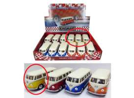Volkswagen  - Classic Bus yellow - 1:32 - Kinsmart - 5377Dy - KT5377Dy | Toms Modelautos