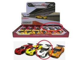 Chevrolet  - Corvette C7R white - 1:36 - Kinsmart - 5397Dw - KT5397Dw | Toms Modelautos