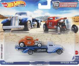 Ford  - Hot Rod #32 & Speed Waze  1932 blue/orange - 1:64 - Hotwheels - GRK53 - hwmvGRK53 | Toms Modelautos