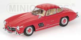 Mercedes Benz  - 1954 red - 1:18 - Minichamps - 180039001 - mc180039001 | Toms Modelautos