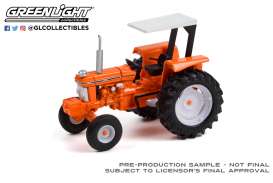 Tractor Ford - 1989 orange/white - 1:64 - GreenLight - 48060E - gl48060E | Toms Modelautos