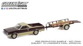 Chevrolet  - El Camino 1984 maroon/beige - 1:64 - GreenLight - 32240B - gl32240B | Toms Modelautos