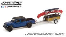 Jeep  - Gladiator 2021 blue - 1:64 - GreenLight - 32240C - gl32240C | Toms Modelautos