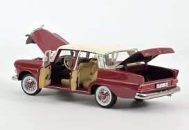 Mercedes Benz  - 200 1966 red - 1:18 - Norev - 183706 - nor183706 | Toms Modelautos