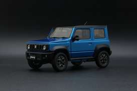 Suzuki  - Jimny JB64 2019 blue metallic/black - 1:18 - BM Creations - 18B0021 - BM18B0021lhd | Toms Modelautos