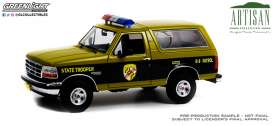 Ford  - Bronco 1996 green/black - 1:18 - GreenLight - 19113 - gl19113 | Toms Modelautos