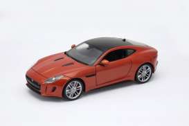Jaguar  - 2015 orange - 1:24 - Welly - 24060o - welly24060o | Toms Modelautos