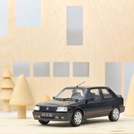 Peugeot  - 309 GTI 1990 black - 1:18 - Norev - 184885 - nor184885 | Toms Modelautos