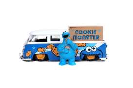 Volkswagen  - Bus pick-up 1962 blue/white - 1:24 - Jada Toys - 31751 - jada31751 | Toms Modelautos
