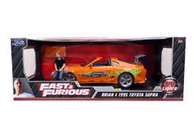 Toyota  - Supra F&F 1995 orange - 1:18 - Jada Toys - 31139 - jada31139 | Toms Modelautos