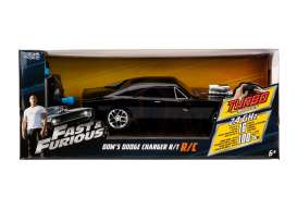 Dodge  - Charger R/T *Radio Control* 1970 black - 1:24 - Jada Toys - 97044 - jada97044 | Toms Modelautos