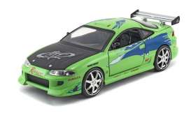 Mitsubishi  - Eclipse F&F 1995 green - 1:24 - Jada Toys - 97603 - jada97603 | Toms Modelautos