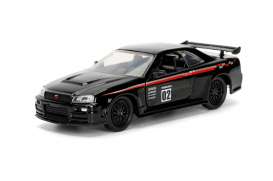 Nissan  - glossy black - 1:32 - Jada Toys - 99136WA1bk - jada99136WA1bk | Toms Modelautos