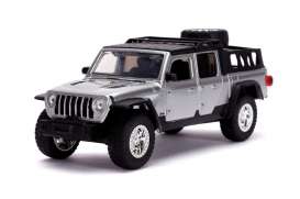 Jeep  - Gladiator F&F 9 2020 silver - 1:32 - Jada Toys - 32031 - jada32031 | Toms Modelautos