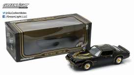Pontiac  - Firebird *Smokey & the Bandit  1980 black/gold - 1:18 - GreenLight - 12944 - gl12944 | Toms Modelautos