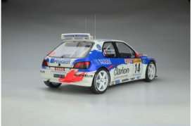 Peugeot  - 306 1998 white/blue - 1:12 - OttOmobile Miniatures - G065 - ottoG065 | Toms Modelautos