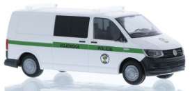 Volkswagen  - T6 white/green - 1:87 - Rietze - R53707 - RZ53707 | Toms Modelautos