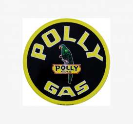 Tac-Signs Big Round  - Polly yellow/black - Tac Signs - 24RD123 - tacB24RD123 | Toms Modelautos