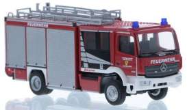 Mercedes Benz  - Atego red/white - 1:87 - Rietze - 72927 - RZ72927 | Toms Modelautos