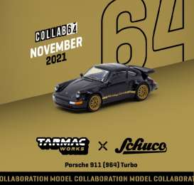 Porsche  - 911 2020 black - 1:64 - Tarmac - T64S-009-BLK - TC-T64s009BLK | Toms Modelautos