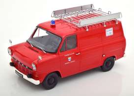 Ford  - Transit 1965 red - 1:18 - KK - Scale - 180495 - kkdc180495 | Tom's Modelauto's