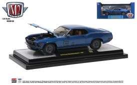 Ford  - Mustang Mach 1 1970 blue/black - 1:24 - M2 Machines - 40300-86A - M2-40300-86A | Toms Modelautos