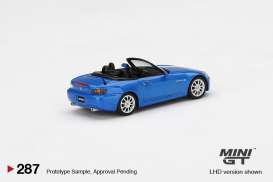 Honda  - S2000 (AP2) 2020 blue - 1:64 - Mini GT - 00287-L - MGT00287lhd | Toms Modelautos