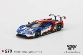 Ford  - GT LMGTE PRO 4-car set 2016 white/red/blue - 1:64 - Mini GT - MGTS0001 - MGTS0001Lhd | Toms Modelautos