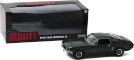 Ford  - Mustang GT fastback *Bullitt* 1968 highland green - 1:18 - GreenLight - 12822 - gl12822 | Toms Modelautos