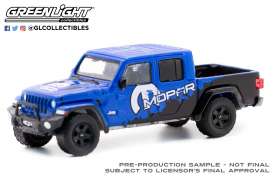 Jeep  - Gladiator 2021 blue/black/white - 1:64 - GreenLight - 35220 - gl35220F | Toms Modelautos