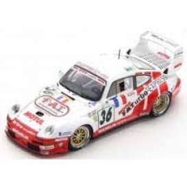Porsche  - 911 GT2 1995 white/red - 1:43 - Spark - S4445 - spaS4445 | Toms Modelautos