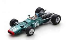 BRM  - P126 1968 green/white - 1:43 - Spark - S5701 - spaS5701 | Toms Modelautos