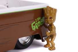 Volkswagen  - Bus Pick-up *Groot* 1963 brown/white/green  - 1:24 - Jada Toys - 31202 - jada31202 | Toms Modelautos