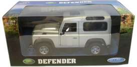 Land Rover  - silver - 1:24 - Welly - 22498s - welly22498s | Toms Modelautos